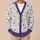 Lavender Wildflower Garden For Spring Layering And Everyday Cottage Style For Women All-over Print Knitted Cardigan - 6