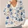 Blue Pumpkin Autumn Style for Harvest Gatherings and Cozy Seasonal Layering Gifts All-over Print Knitted Cardigan - 4