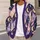 Celestial Moon And Planet Motifs For Dreamy Layering, Date Nights And Weekend Getaways All-over Print Knitted Cardigan - 5