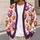 Watercolor Jack-O'-Lantern Heart Faces For Halloween Gatherings And Autumn Layering All-over Print Knitted Cardigan - 5