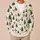 Evergreen Trees and Ribbon Bows for Cozy Holiday Gatherings and Winter Gift Giving All-over Print Knitted Cardigan - 6