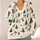 Evergreen Trees and Ribbon Bows for Cozy Holiday Gatherings and Winter Gift Giving All-over Print Knitted Cardigan - 4