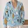 Playful Cat Silhouettes in Blue Tones for Casual Everyday Layering and Weekend Style All-over Print Knitted Cardigan - 2