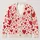 Red And Pink Hearts For Sweet Everyday Layering And Date Night Style For Women In Spring All-over Print Knitted Cardigan - 1