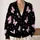 Pastel Butterfly Motifs For Relaxed Everyday Layering And Casual Women's Weekend Style All-over Print Knitted Cardigan - 2