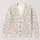 Multicolor Speckled Warm White Layers for Relaxed Autumn Outfits and Weekend Wear All-over Print Knitted Cardigan - 1