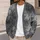 Silver Gray Shaggy Abstract Texture for Cozy Autumn Layering and Everyday Women’s Style All-over Print Knitted Cardigan - 5