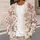 Pink Blossom Cottage Trees For Soft Spring Layering And Romantic Everyday Wardrobe Style All-over Print Knitted Cardigan - 5