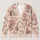 Pink Blossom Cottage Trees For Soft Spring Layering And Romantic Everyday Wardrobe Style All-over Print Knitted Cardigan - 1