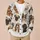 Quirky Dog Faces With Glasses For Playful Everyday Layering And Cozy Pet Lover Style All-over Print Knitted Cardigan - 6