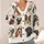 Quirky Dog Faces With Glasses For Playful Everyday Layering And Cozy Pet Lover Style All-over Print Knitted Cardigan - 4