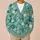 Water Lily Garden Florals for Relaxed Everyday Layering and Botanical Weekend Style All-over Print Knitted Cardigan - 6