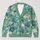 Water Lily Garden Florals for Relaxed Everyday Layering and Botanical Weekend Style All-over Print Knitted Cardigan - 1