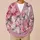 Pink Peony Blossoms for Romantic Everyday Layering and Spring Garden Weekend Style All-over Print Knitted Cardigan - 6