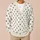Black Paw Prints on Cream Diamond Lattice for Cozy Everyday Layering and Dog Lovers All-over Print Knitted Cardigan - 6