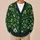 Emerald Shamrock Clover Garden For St. Patrick’s Day Layering And Casual Outings For Women All-over Print Knitted Cardigan - 6