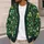 Emerald Shamrock Clover Garden For St. Patrick’s Day Layering And Casual Outings For Women All-over Print Knitted Cardigan - 5
