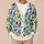 Bright Colorful Floral Leaf Motif for Spring Layering and Everyday Style for Women All-over Print Knitted Cardigan - 6