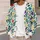 Bright Colorful Floral Leaf Motif for Spring Layering and Everyday Style for Women All-over Print Knitted Cardigan - 5