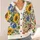 Sunflower Daisy Rose Garden for Casual Dates and Everyday Bohemian Style for Women All-over Print Knitted Cardigan - 4