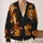 Dachshund Patchwork Motif for Weekend Travel and Everyday Layering Dog Lovers Gift All-over Print Knitted Cardigan - 2