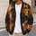 Dachshund Patchwork Motif for Weekend Travel and Everyday Layering Dog Lovers Gift All-over Print Knitted Cardigan - 5