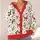 Santa Penguins And Cozy Winter Friends For Festive Holiday Casual Layering For Women All-over Print Knitted Cardigan - 4