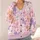 Pastel Poodle Dogs for Playful Fall Layering and Everyday Casual Weekend Wardrobe All-over Print Knitted Cardigan - 4