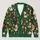Festive Cat And Christmas Tree Holiday Cheer For Cozy Winter Parties And Gift Giving All-over Print Knitted Cardigan - 1