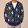 Ghosts and Haunted Houses for Halloween Layering, Women's Cozy Autumn Style Wear All-over Print Knitted Cardigan - 6