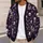 Gothic Skeleton Hearts and Moons for Halloween Nights and Casual Autumn Style for Women All-over Print Knitted Cardigan - 5