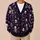 Gothic Skeleton Hearts and Moons for Halloween Nights and Casual Autumn Style for Women All-over Print Knitted Cardigan - 6