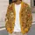 Autumn Wildflower Florals in Ochre and Rust for Cozy Everyday Layering and Gifting All-over Print Knitted Cardigan - 5