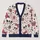 Pink Bow Skull Spiderweb Halloween Style for Cute Playful Everyday Autumn Layering Women All-over Print Knitted Cardigan - 1