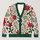 Red Poinsettia Holly Berry Florals For Festive Layering And Everyday Women's Style All-over Print Knitted Cardigan - 1