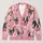 French Bulldog Bow Faces for Everyday Layering and Casual Spring Style for Women All-over Print Knitted Cardigan - 1
