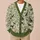Green And Black Dog Lover Style For Casual Spring Layering And Everyday Outdoor Wear All-over Print Knitted Cardigan - 6