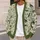 Green And Black Dog Lover Style For Casual Spring Layering And Everyday Outdoor Wear All-over Print Knitted Cardigan - 5