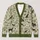 Green And Black Dog Lover Style For Casual Spring Layering And Everyday Outdoor Wear All-over Print Knitted Cardigan - 1