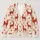 Red Reindeer and Starburst Holiday Motif for Cozy Winter Layering, Women's Festive Style All-over Print Knitted Cardigan - 1