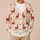 Red Reindeer and Starburst Holiday Motif for Cozy Winter Layering, Women's Festive Style All-over Print Knitted Cardigan - 6