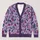 Lavender Berry Floral Botanicals for Cozy Fall Layering and Everyday Women’s Style All-over Print Knitted Cardigan - 1