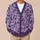Lavender Berry Floral Botanicals for Cozy Fall Layering and Everyday Women’s Style All-over Print Knitted Cardigan - 6