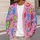 Colorful Cartoon Bacteria Motifs For Playful Casual Layering And Cozy Weekend Outings All-over Print Knitted Cardigan - 5