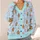 Light Blue Gingerbread Men and Candy Canes for Cozy Christmas Gatherings and Holiday Cheer All-over Print Knitted Cardigan - 4