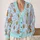 Light Blue Gingerbread Men and Candy Canes for Cozy Christmas Gatherings and Holiday Cheer All-over Print Knitted Cardigan - 2