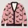 Dachshund Hearts for Casual Spring Layering, Women's Everyday Dog Lover Style Gift All-over Print Knitted Cardigan - 1