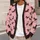 Dachshund Hearts for Casual Spring Layering, Women's Everyday Dog Lover Style Gift All-over Print Knitted Cardigan - 5