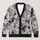 Monochrome Ink Splatter Watercolor Washes For Casual Fall Layering And Everyday Style All-over Print Knitted Cardigan - 1
