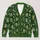 Whimsical Green Lab Monsters for Cozy Fall Outings, Cute Science-Lover Everyday Style All-over Print Knitted Cardigan - 1